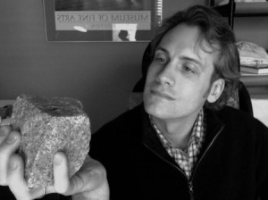 A chunk of granite from a quarry my grandfather & great-grandfather quarried.