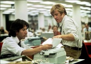 I wasn't quite as good-looking as Robert Redford in "All the President's Men," but I was just as tenacious.