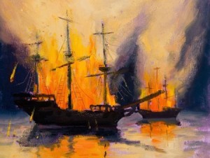 Burning your ships: A classic motivator