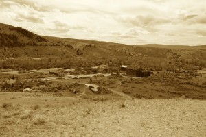 The ghost town of Bannack, MT. Photo by Chris Orcutt.