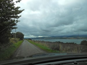 A single-track road on the Black Isle in Scotland, not far from one of my ancestors' castles. Photo by Alexas Orcutt.