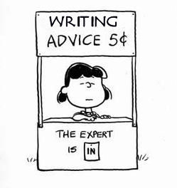 Lucy gets into the Writing Advice business.