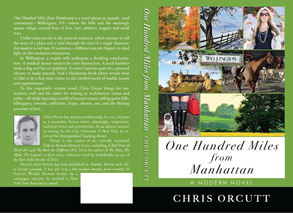 Cover of ONE HUNDRED MILES FROM MANHATTAN paperback.